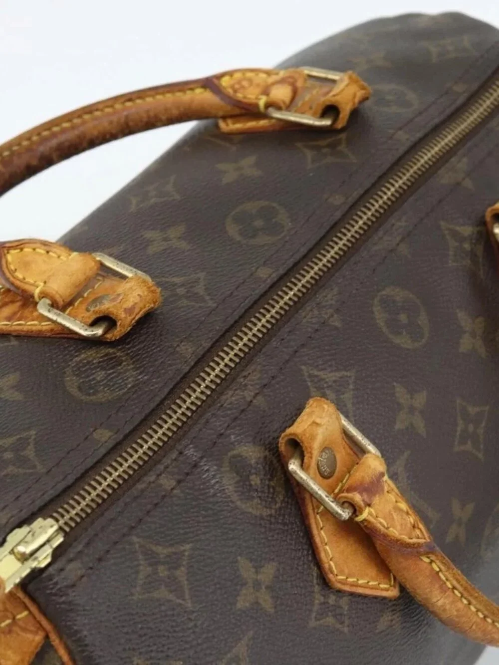 LOUIS VUITTON Monogram Speedy 30 Hand Bag M41526 LV Auth 189238